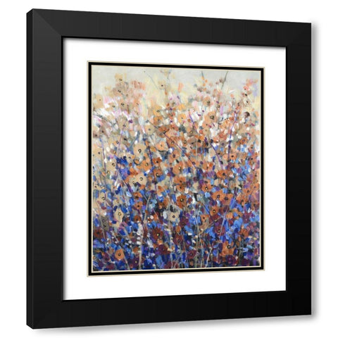 Fall Wildflowers I Black Modern Wood Framed Art Print with Double Matting by OToole, Tim