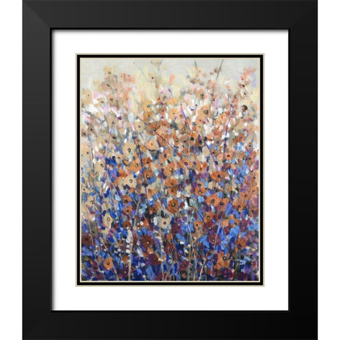 Fall Wildflowers I Black Modern Wood Framed Art Print with Double Matting by OToole, Tim