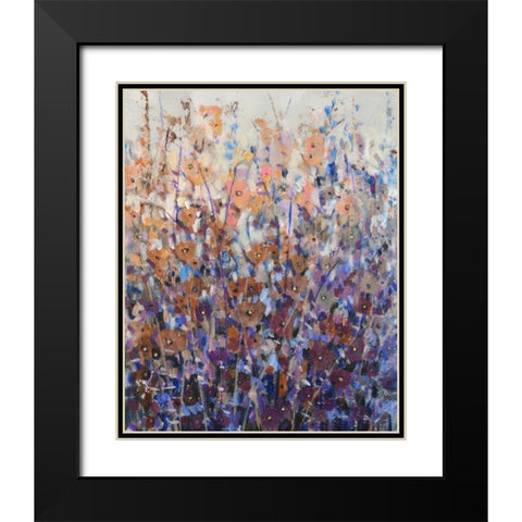 Fall Wildflowers II Black Modern Wood Framed Art Print with Double Matting by OToole, Tim