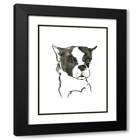 WAG: The Dog V Black Modern Wood Framed Art Print with Double Matting by Binder, Vanessa