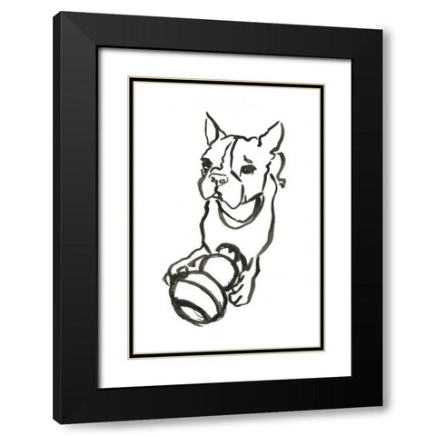 WAG: The Dog IX Black Modern Wood Framed Art Print with Double Matting by Binder, Vanessa