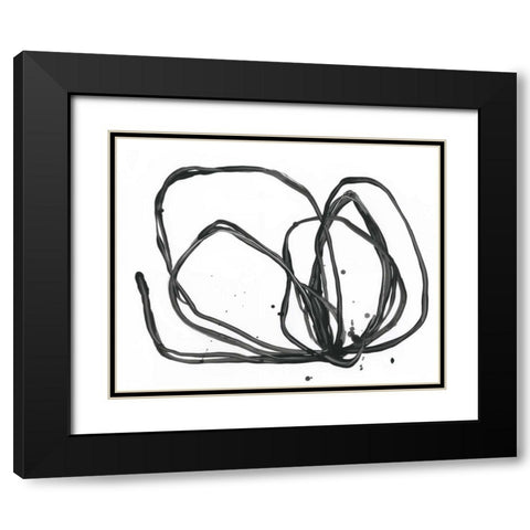 Twine Bundle I Black Modern Wood Framed Art Print with Double Matting by Vess, June Erica