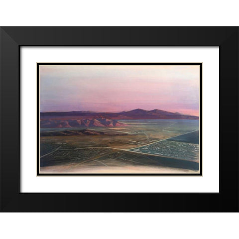 Breathtaking Valley Black Modern Wood Framed Art Print with Double Matting by Dean, Bruce