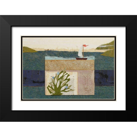 Tiny House III Black Modern Wood Framed Art Print with Double Matting by Savory, Susan