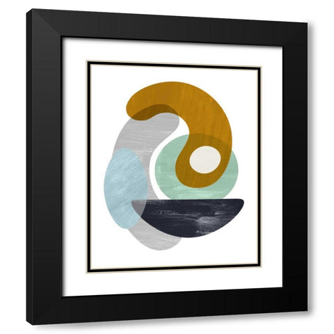 Naturess II Black Modern Wood Framed Art Print with Double Matting by Popp, Grace