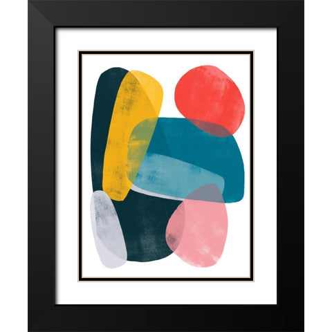 Orbital Fixture I Black Modern Wood Framed Art Print with Double Matting by Vess, June Erica