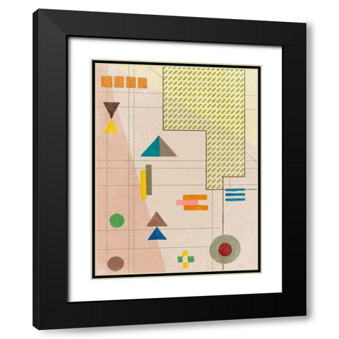 Dreaming Nebula I Black Modern Wood Framed Art Print with Double Matting by Wang, Melissa