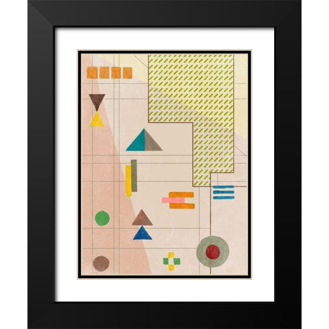 Dreaming Nebula I Black Modern Wood Framed Art Print with Double Matting by Wang, Melissa