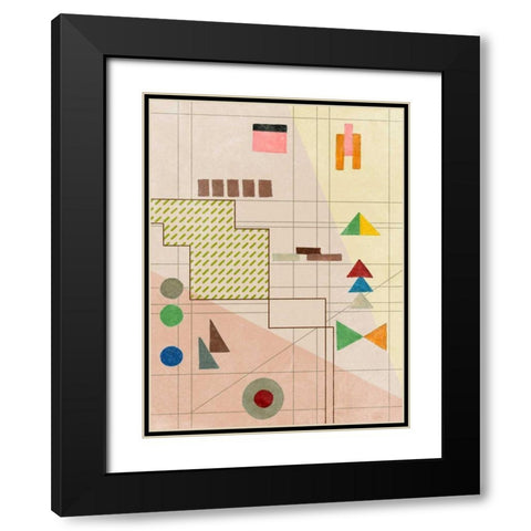 Dreaming Nebula II Black Modern Wood Framed Art Print with Double Matting by Wang, Melissa