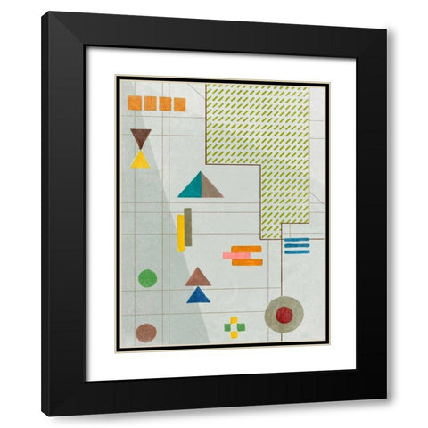 Dreaming Nebula III Black Modern Wood Framed Art Print with Double Matting by Wang, Melissa