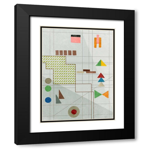 Dreaming Nebula IV Black Modern Wood Framed Art Print with Double Matting by Wang, Melissa