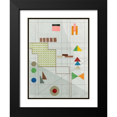 Dreaming Nebula IV Black Modern Wood Framed Art Print with Double Matting by Wang, Melissa