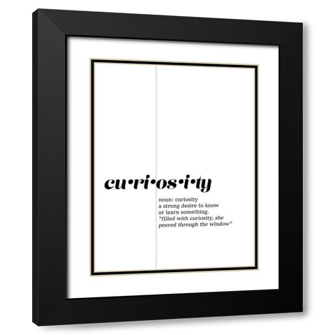 Find Meaning II Black Modern Wood Framed Art Print with Double Matting by Fagalde, Jarman
