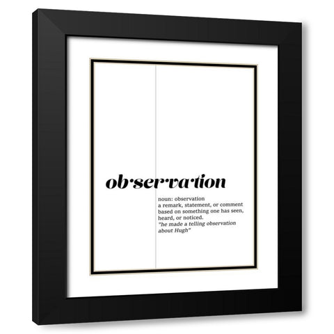 Find Meaning IV Black Modern Wood Framed Art Print with Double Matting by Fagalde, Jarman