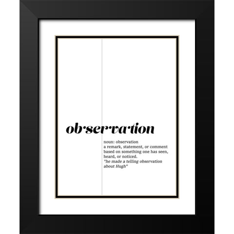 Find Meaning IV Black Modern Wood Framed Art Print with Double Matting by Fagalde, Jarman