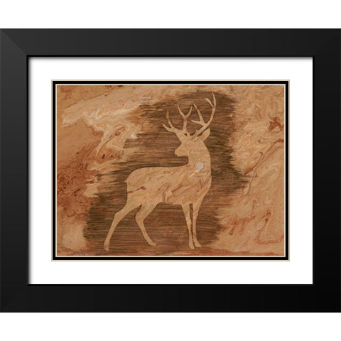 Lodge Chaperone I Black Modern Wood Framed Art Print with Double Matting by Moore, Regina
