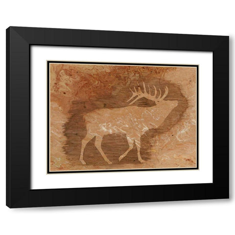 Lodge Chaperone III Black Modern Wood Framed Art Print with Double Matting by Moore, Regina