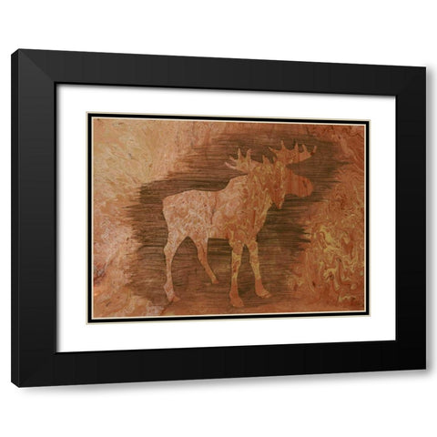 Lodge Chaperone IV Black Modern Wood Framed Art Print with Double Matting by Moore, Regina