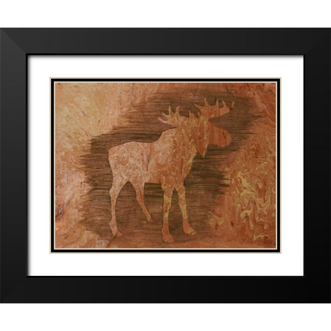 Lodge Chaperone IV Black Modern Wood Framed Art Print with Double Matting by Moore, Regina