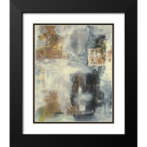 Camouflage II Black Modern Wood Framed Art Print with Double Matting by Moore, Regina