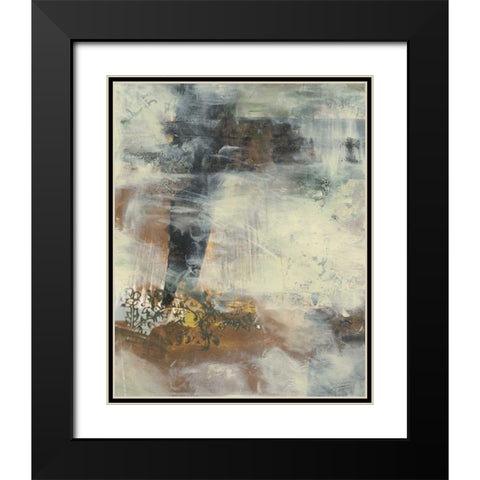 Camouflage III Black Modern Wood Framed Art Print with Double Matting by Moore, Regina