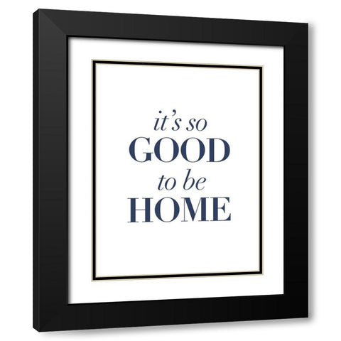 Home-y I Black Modern Wood Framed Art Print with Double Matting by Popp, Grace