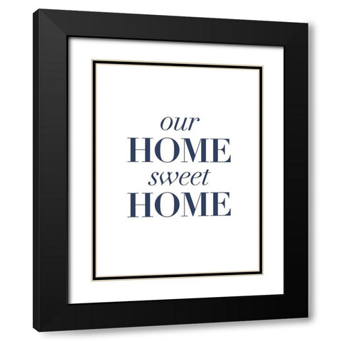 Home-y II Black Modern Wood Framed Art Print with Double Matting by Popp, Grace