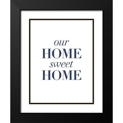 Home-y II Black Modern Wood Framed Art Print with Double Matting by Popp, Grace
