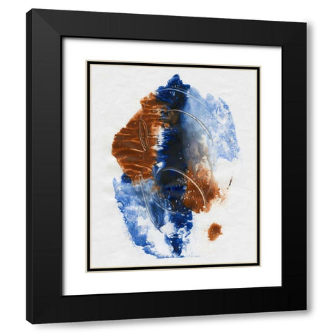 Cozy I Black Modern Wood Framed Art Print with Double Matting by Combs, Joyce