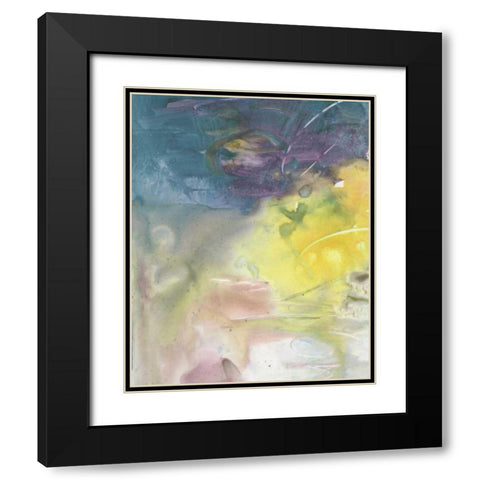 Softest Light I Black Modern Wood Framed Art Print with Double Matting by Combs, Joyce