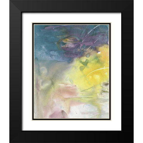 Softest Light I Black Modern Wood Framed Art Print with Double Matting by Combs, Joyce