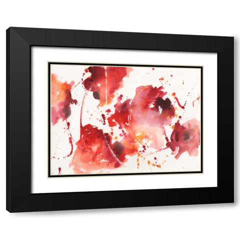 Bright Days II Black Modern Wood Framed Art Print with Double Matting by Combs, Joyce