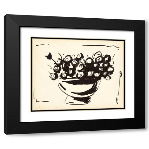 Sunshine Daisy I Black Modern Wood Framed Art Print with Double Matting by Wang, Melissa