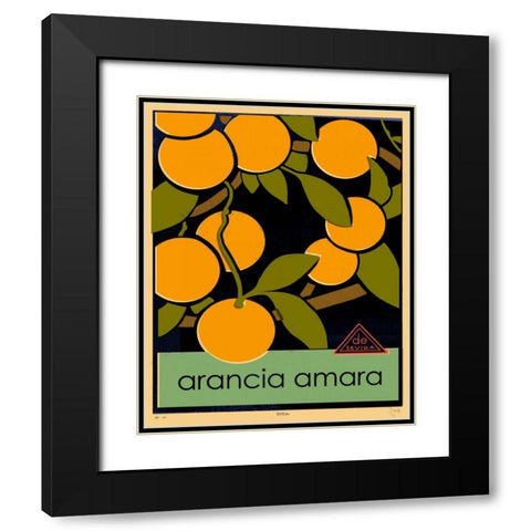 Euro Poster V Black Modern Wood Framed Art Print with Double Matting by Green, Jacob