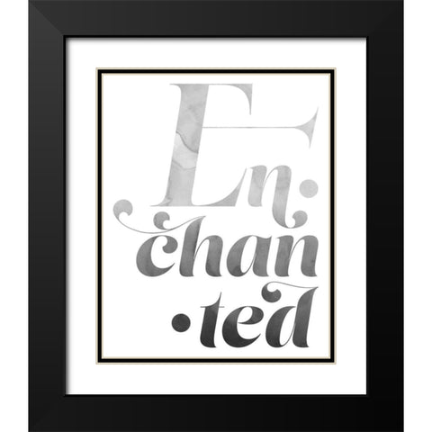 Enchanted Wanderlust I Black Modern Wood Framed Art Print with Double Matting by Popp, Grace