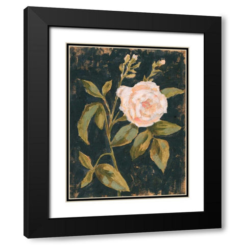 Moody Blooms I Black Modern Wood Framed Art Print with Double Matting by Borges, Victoria