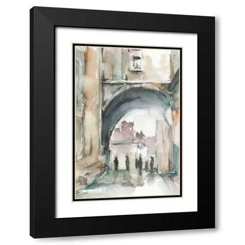 Watercolor Arch Studies II Black Modern Wood Framed Art Print with Double Matting by Harper, Ethan