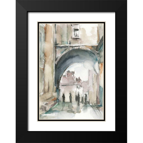 Watercolor Arch Studies II Black Modern Wood Framed Art Print with Double Matting by Harper, Ethan