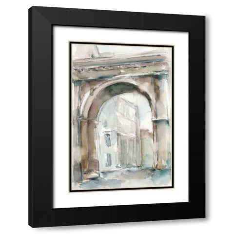 Watercolor Arch Studies III Black Modern Wood Framed Art Print with Double Matting by Harper, Ethan
