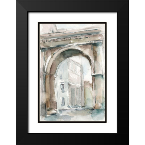 Watercolor Arch Studies III Black Modern Wood Framed Art Print with Double Matting by Harper, Ethan