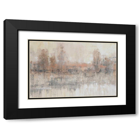 Land Parcel I Black Modern Wood Framed Art Print with Double Matting by OToole, Tim