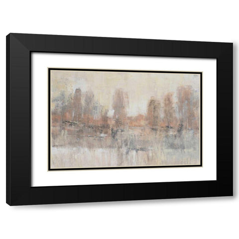 Land Parcel II Black Modern Wood Framed Art Print with Double Matting by OToole, Tim