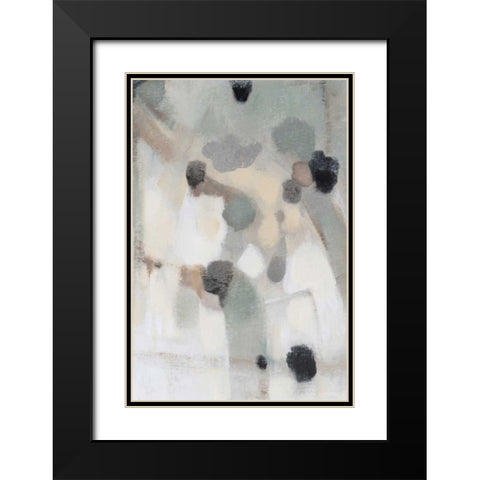 Free Form I Black Modern Wood Framed Art Print with Double Matting by OToole, Tim