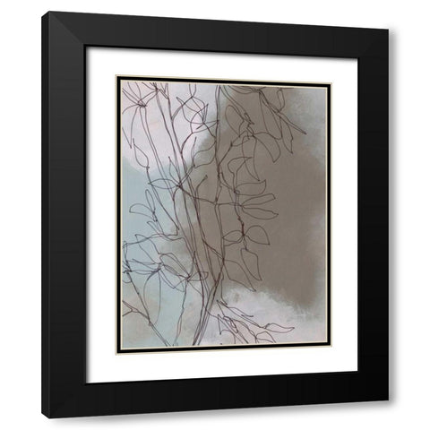 Windy Branch II Black Modern Wood Framed Art Print with Double Matting by Moore, Regina