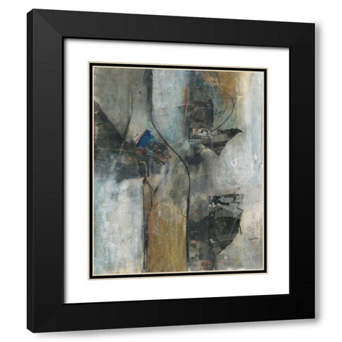 Gathering II Black Modern Wood Framed Art Print with Double Matting by Combs, Joyce