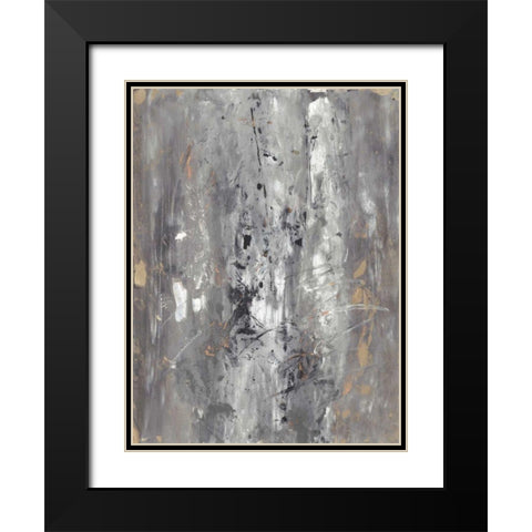 Ancient Marks I Black Modern Wood Framed Art Print with Double Matting by Combs, Joyce