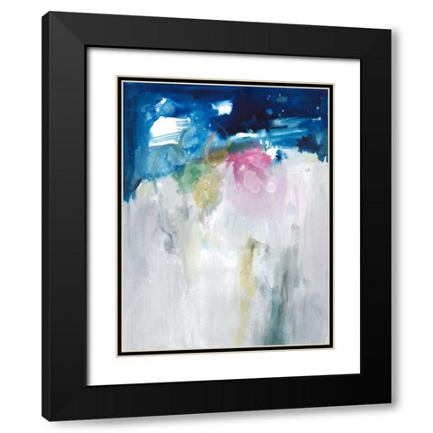 Rising I Black Modern Wood Framed Art Print with Double Matting by Combs, Joyce