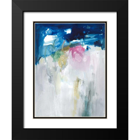 Rising I Black Modern Wood Framed Art Print with Double Matting by Combs, Joyce