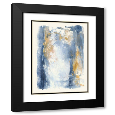 Circles and Dream I Black Modern Wood Framed Art Print with Double Matting by Combs, Joyce