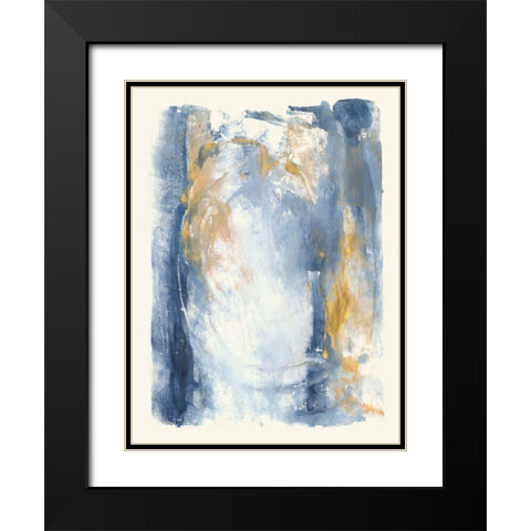 Circles and Dream I Black Modern Wood Framed Art Print with Double Matting by Combs, Joyce
